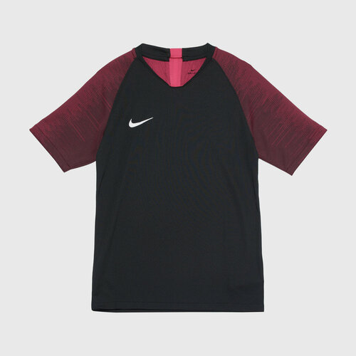 Футболка NIKE Nike Dry Strike SS, размер 158/170, бордовый, черный