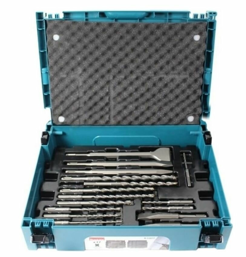 Набор буров и долот SDS-Plus, 17 шт, MAKPAC Makita B-53877
