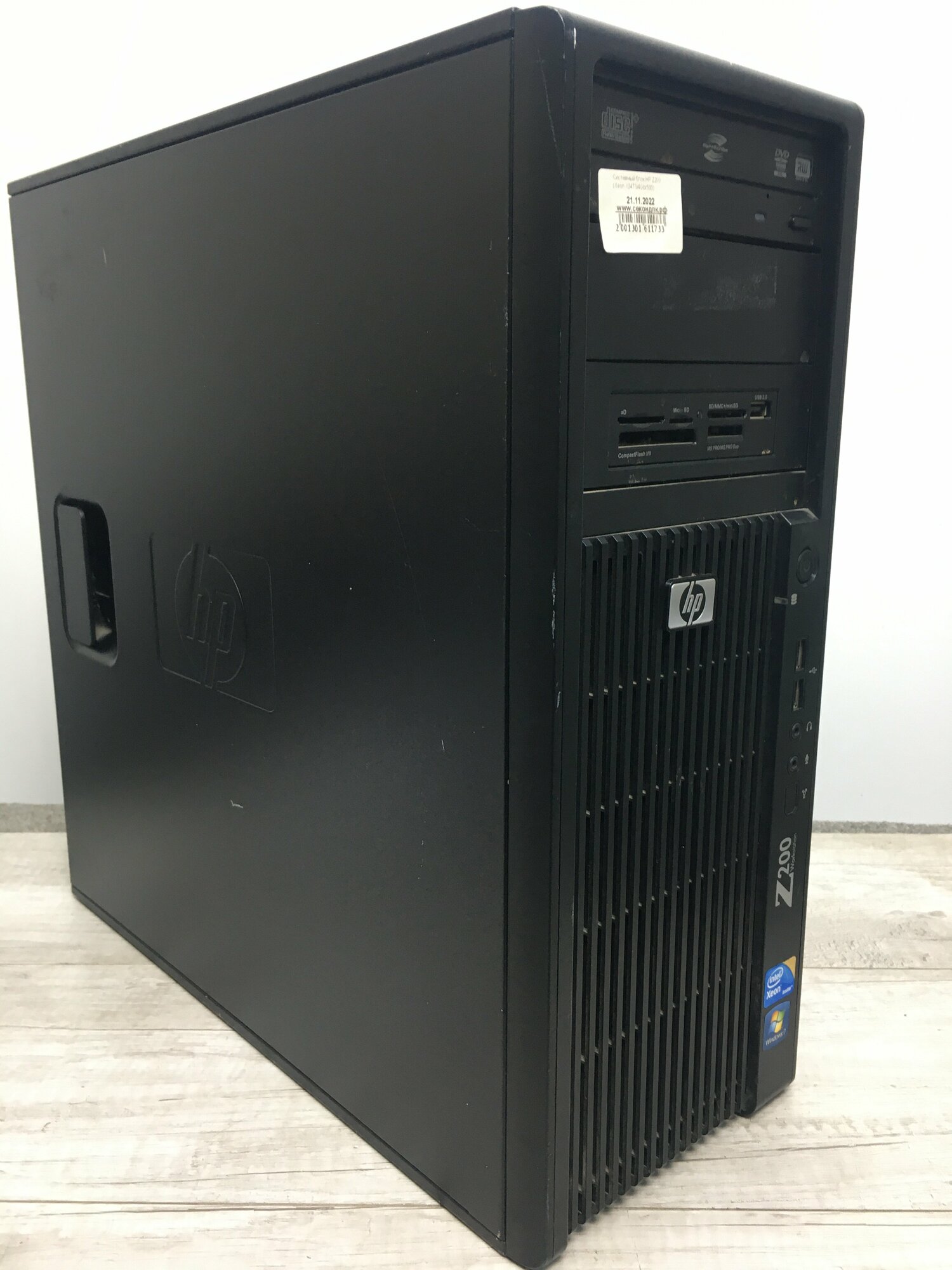 Системный блок HP Z200 Workstation CMT Xeon X3470 256 ГБ SSD 4 ГБ DDR3