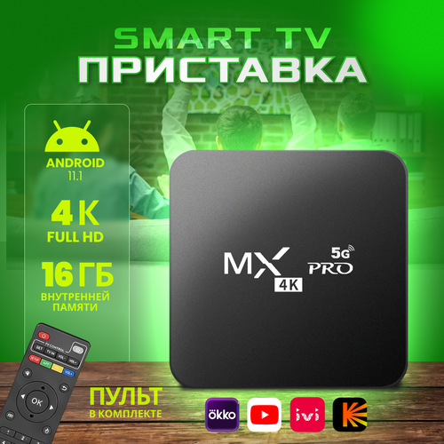 Смарт приставка для ТВ 4K