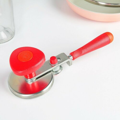 Закаточная машинка Москвичка ручная винтовая цвет красный 857₽