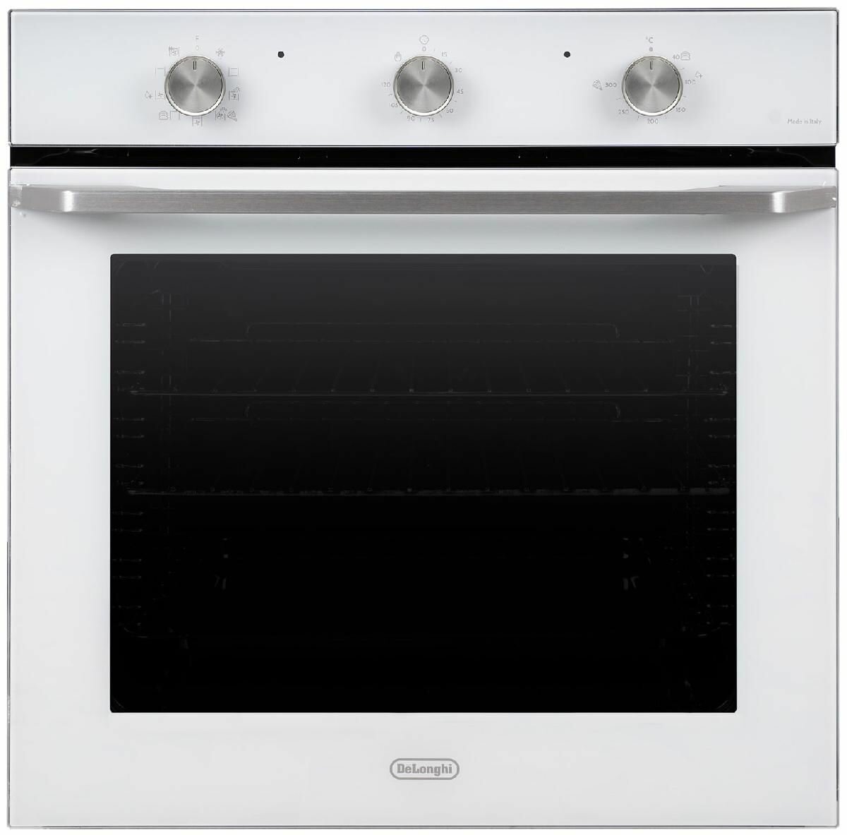 фото Многофункциональный электрический духовой шкаф DeLonghi NSM 7NL PPP RUS, 60 см, черный, 9 режимов работы, гриль + конвекция