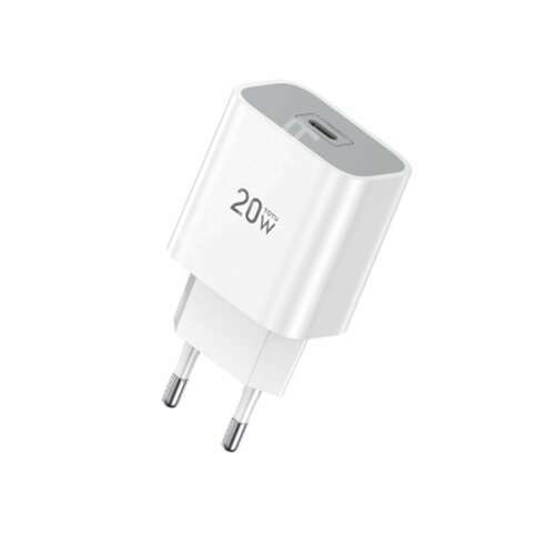 Сетевое зарядное устройство TOTU CACQ-010 1xUSB-C, 2.2A, 20W, белый