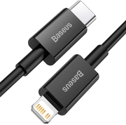 Кабель Baseus Superior Series PD 20W USB-C / Type-C to 8 Pin Interface Fast Charging Data Cable 1m Черный (CATLYS-A01 )