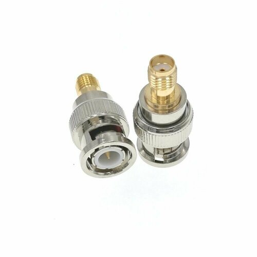 Переходник (ВЧ-адаптер) BNC - male - SMA - female 2 5 10pcs bnc female connector to female bnc male to male rca female bnc female to rca male adapter plug for system cctv camera