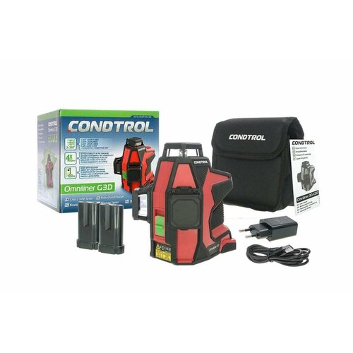 Лазерный нивелир CONDTROL Omniliner G3D condtrol нивелир лазерный condtrol omniliner g3d kit 1 2 406