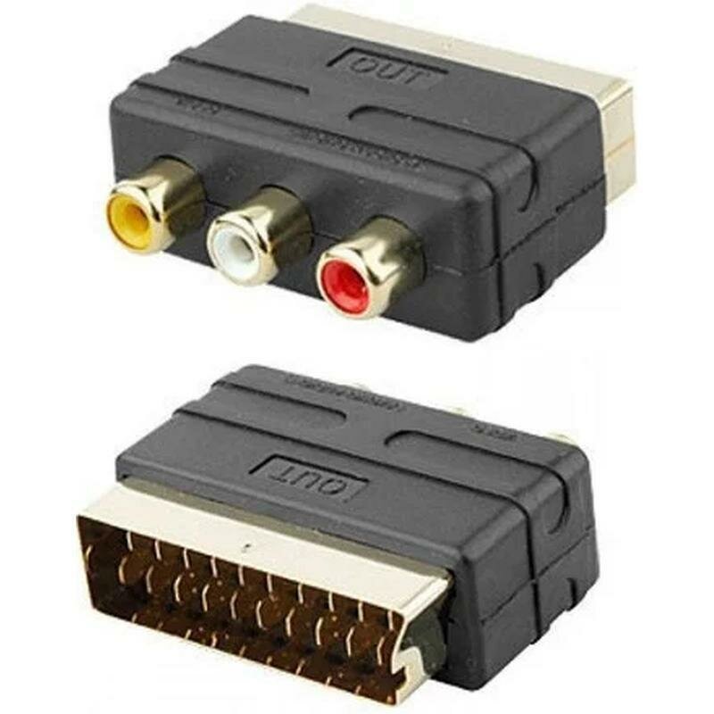Scart - 3RCA Адаптер
