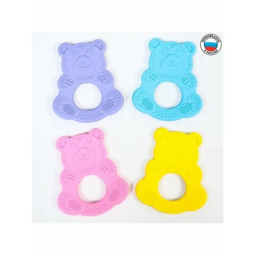 Прорезыватель Мишутка цвет микс 219₽