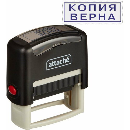 подушка штемпельная сменная attache синяя совместима с traxx 8032 9032 32x70 мм 1348219 Штамп стандартный Attache копия верна 38х14 9011-T