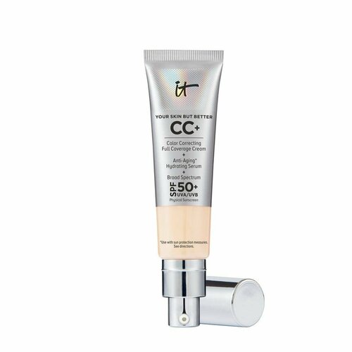 IT COSMETICS солнцезащитный тональный крем CC+ CREAM FULL-COVERAGE FOUNDATION 32ml WITH SPF 50+