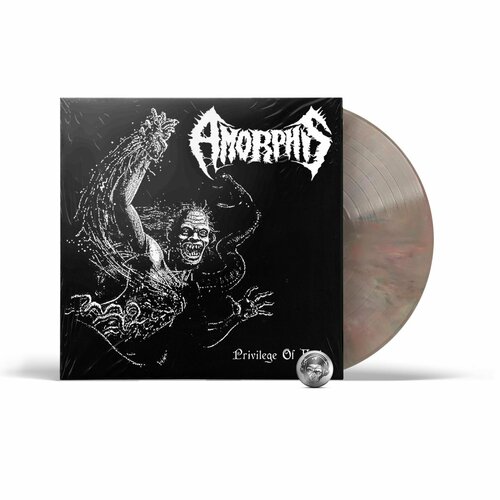 Amorphis - Privilege Of Evil EP (coloured) (1LP) 2023 Black White Galaxy Merge, EP, 45 RPM, Limited Виниловая пластинка