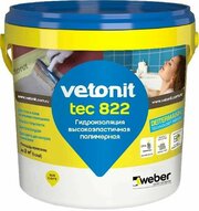 Мастика гидроизоляционная Vetonit Weber.Tec 822 цвет розовый 1.2 кг