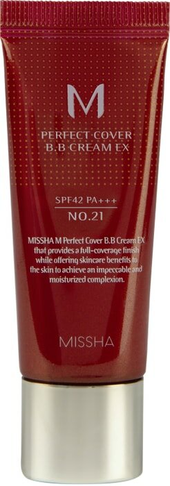 Тональный BB крем Missha М Perfect Cover EX Идеальное покрытие SPF42/PA+++ тон 21 20мл