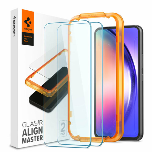 Защитное стекло SPIGEN для Galaxy A54 5G Alline Master GLAS.tR Прозрачный 2 шт - AGL05966