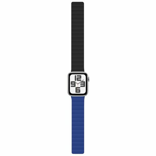 Ремешок moonfish для Apple Watch 42/49mm, силикон, темно-синий/черный