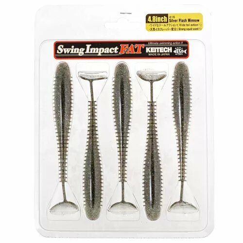 Силиконовая приманка Keitech Swing Impact Fat 2.8 #416 7см. 8шт.