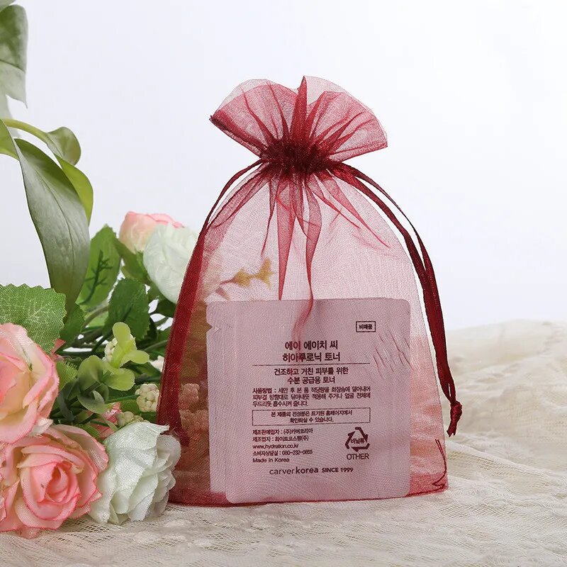 Мешочки из органзы 7х9 9х12 10х15 см