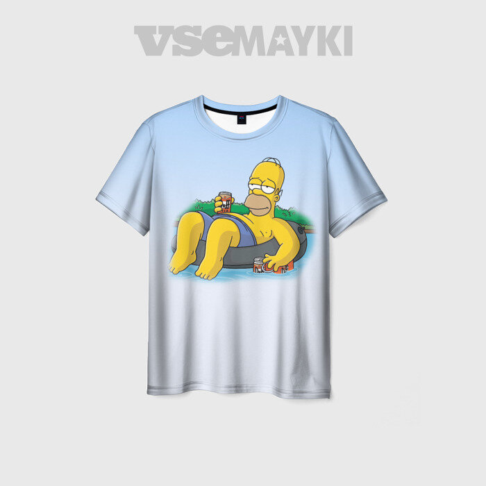 Футболка VseMayki.Ru, размер 52/54, белый