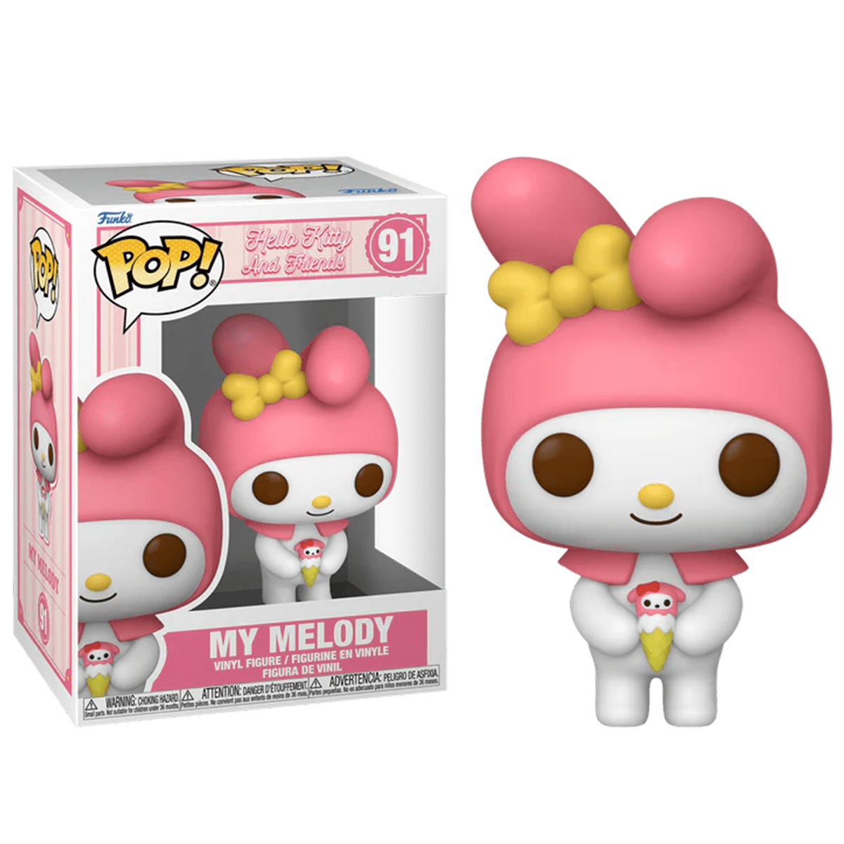 Фигурка Funko POP! Девочка-кролик с десертом в руках (My Melody) #91