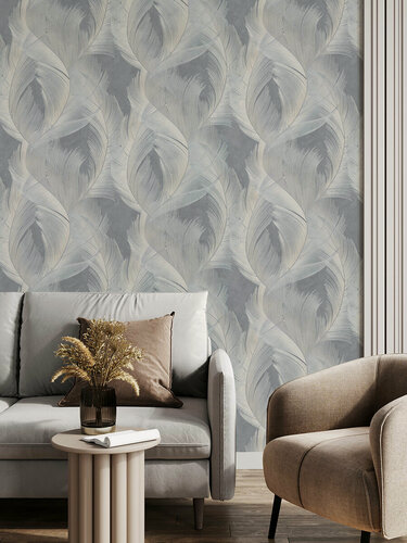 Изображение товара Обои флизелиновые виниловые Phoenix 7216-23 Euro Decor, перья, для спальни, гостиной, кухни, коридора, детской, метровые