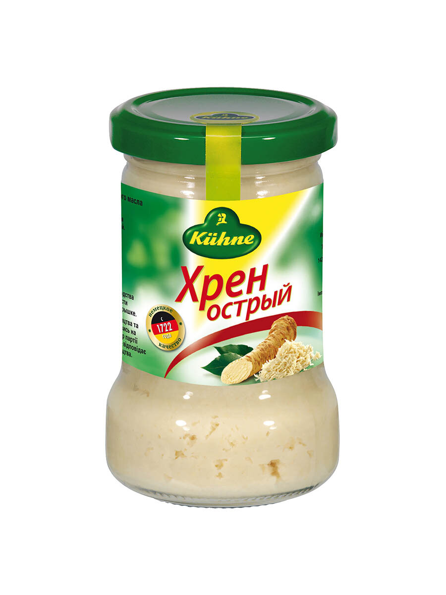 Хрен Kuhne Острый, 140 г.
