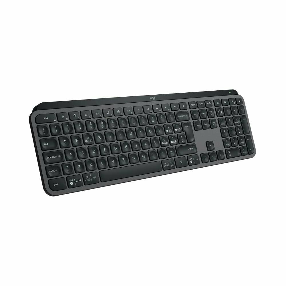 Клавиатура LOGITECH MX Keys S 'USINTL' Graphite, беспроводной