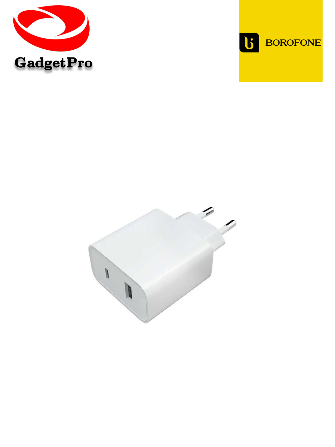 Автомобильное зарядное устройство BOROFONE BZ28A 30W с Type-C - Lightning кабелем, QC3.0, подсветка, черное