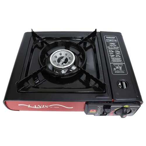 Плита портативная газовая “LANIS” с переходником под обычный балон