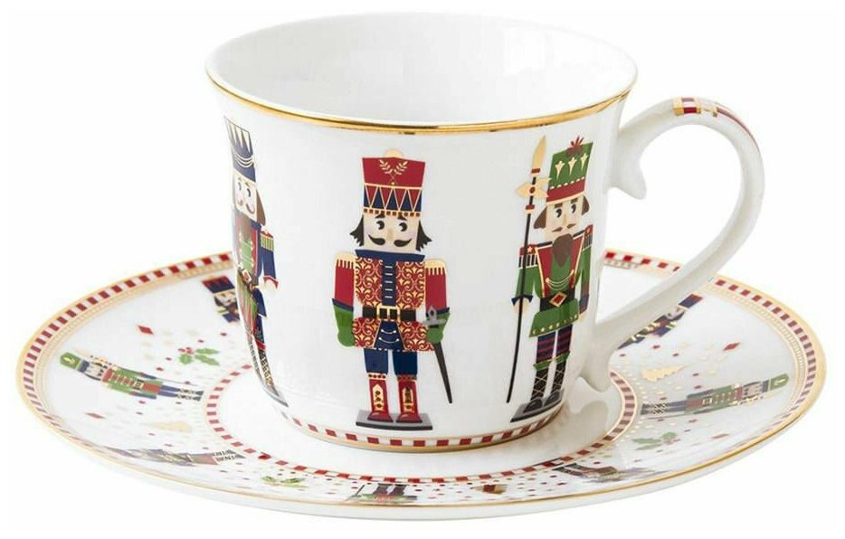 фото Чашка с блюдцем Щелкунчик Объем: 200 мл Easy Life (Nuova R2S)