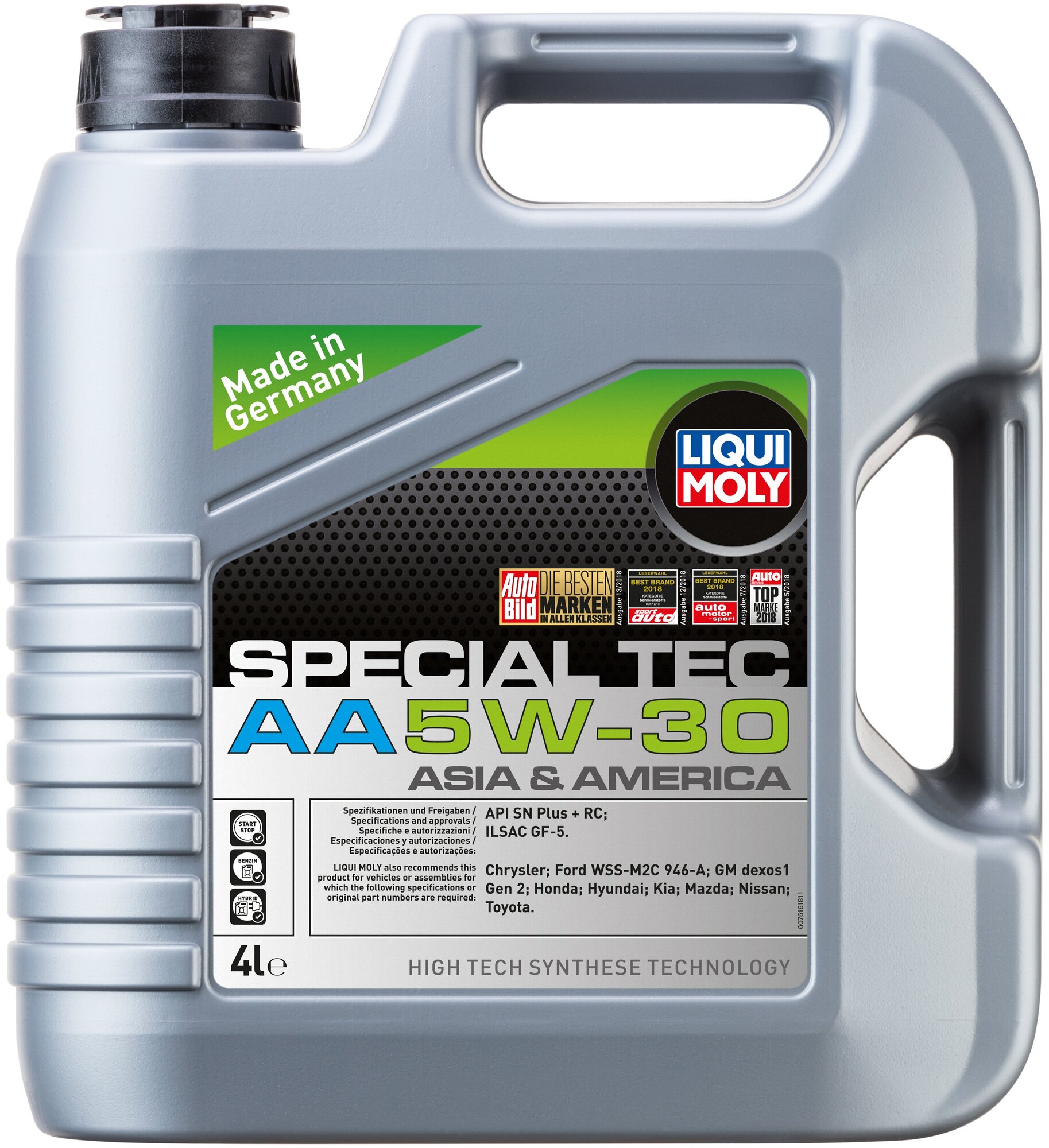 масло моторное special tec aa (leichtlauf special aa) 5w-30 (4l)