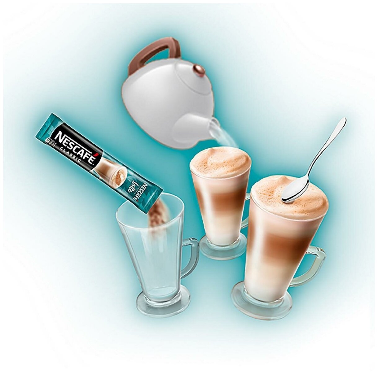 Кофейный напиток Nescafe Classic Latte, растворимый, 18 г x 20 шт - фотография № 13