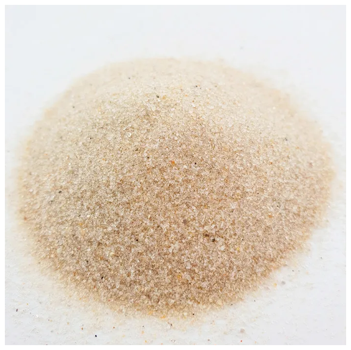 Натуральный кварцевый песок 0.1-0.4 мм, (030), без красителей, 1.5кг