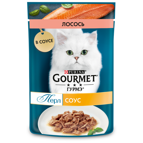 Влажный корм для кошек Gourmet Соус лосось