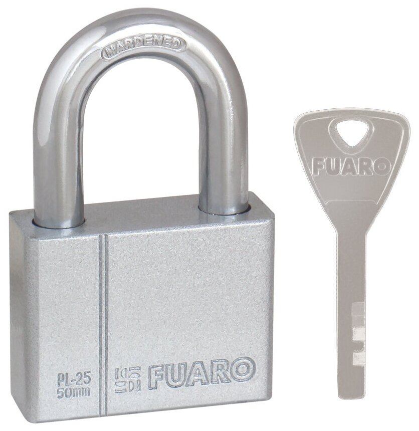 Замок навесной PL-2550 (50 мм) 4 финских ключа