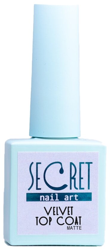 Secret nail art Velvet top coat matte TC003