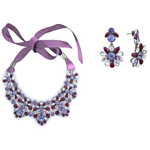 Комплект бижутерии Эстет кристаллы Swarovski 4830₽