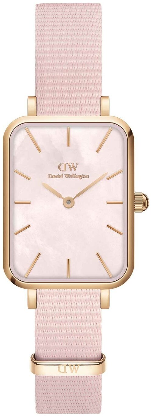 Наручные часы Daniel Wellington Quadro, розовый