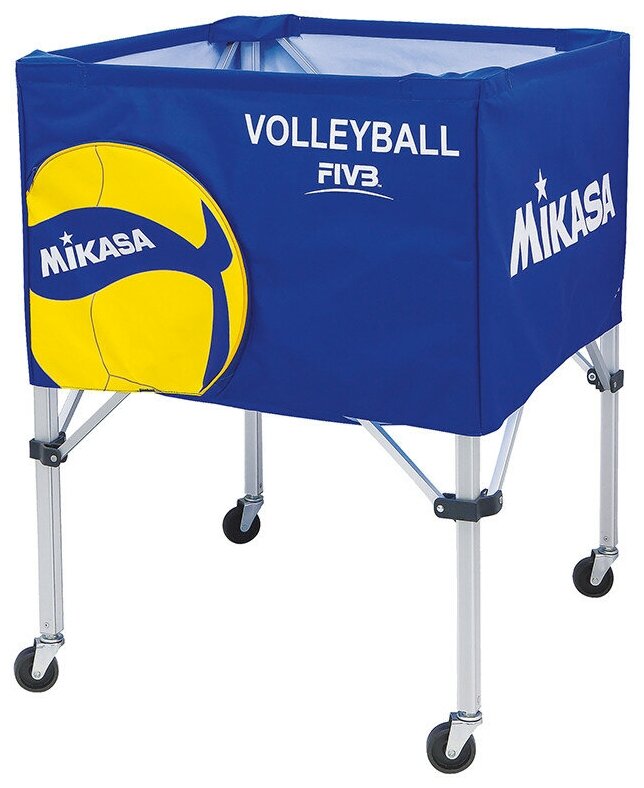 Тележка для волейбольных мячей MIKASA AC-BC200W размер 67х45х103 см
