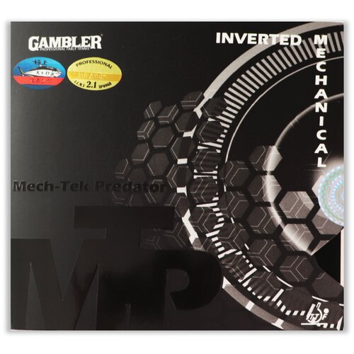 фото Накладка для ракетки gambler mech-tek 2.1mm black