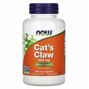 Капсулы NOW Cat's Claw, 110 г, 200 мл, 500 мг, 100 шт.