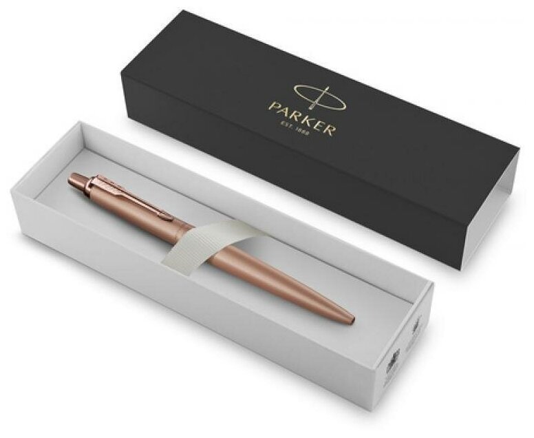 Ручка шариковая Parker Jotter Monochrome XL SE20 Pink Gold PGT М 1.0 мм, корпус из нержавеющей стали