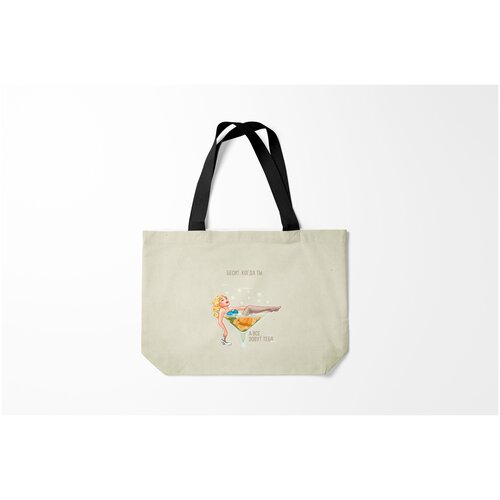 фото Сумка-шоппер / 46х35 см / праздники / 8 марта шальная императрица burnettie