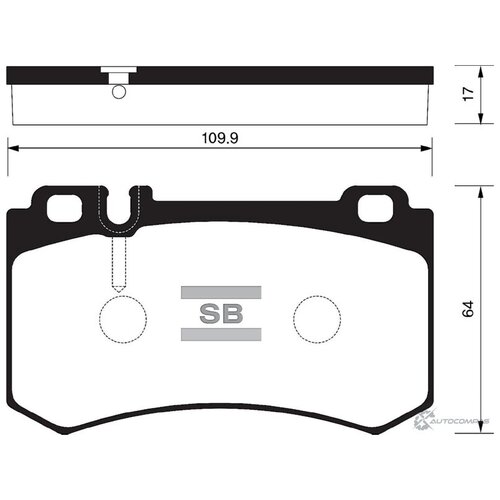 Колодки Тормозные Задние Sp2188 Sangsin brake арт. SP2188