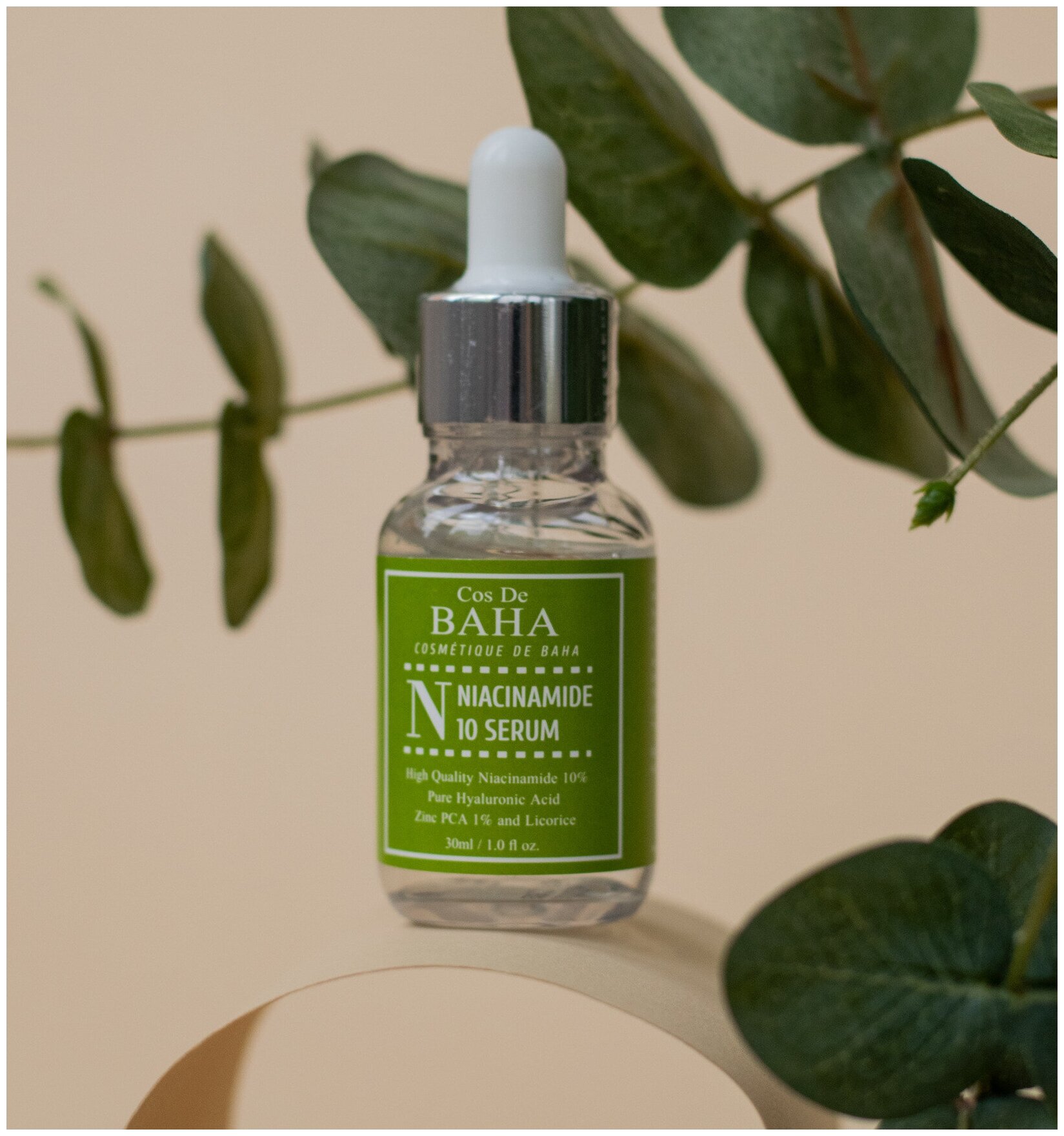 COS DE BAHA N Niacinamide 10 Serum Cыворотка для лица, 30 мл - фотография № 16