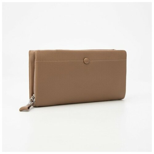 фото Кошелёк на молниях, цвет бежевый нет бренда