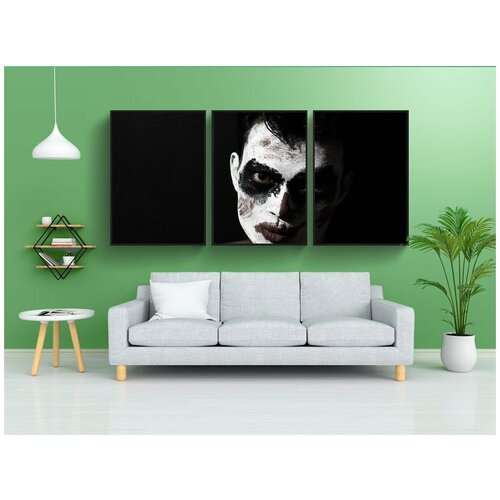 фото Набор модулных постеров для интерьера "шутник, болливуд, темный" 60x90 см. в тубусе, без рамки lotsprints