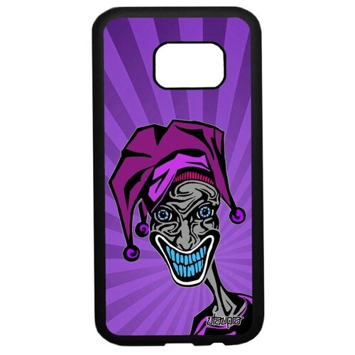 фото Защитный чехол на телефон // samsung galaxy s7 // "джокер" стиль суперзлодей, utaupia, фиолетовый