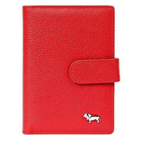 Обложка для автодокументов LABBRA, красный обложка для паспорта с рисунком красная панда плотная экокожа 3 кармана для карточек