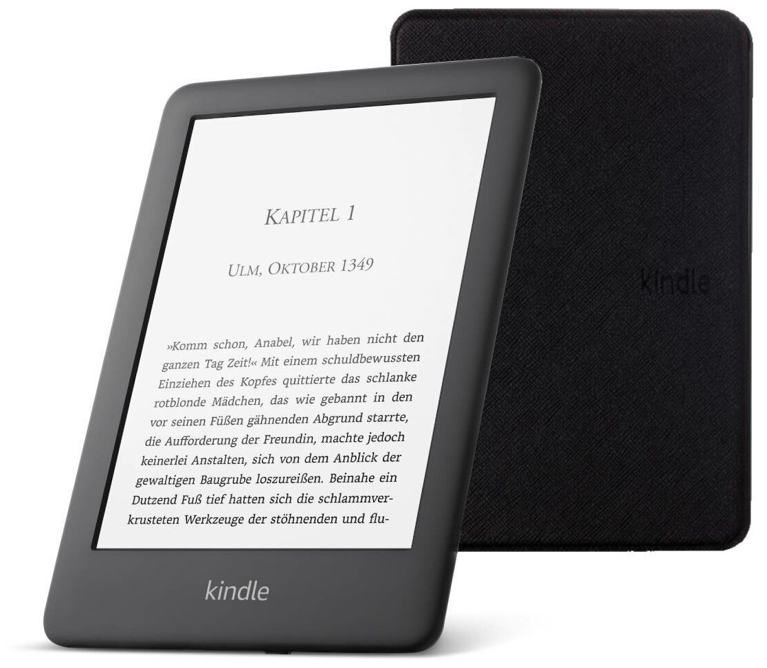 Электронная книга Amazon Kindle 10 2020 8Gb Black + Чехол UltraSlim черный