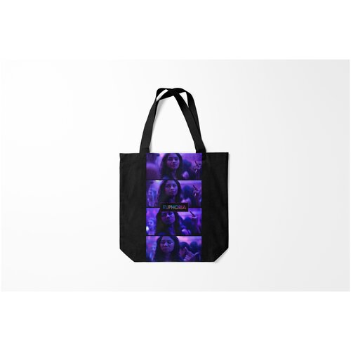фото Сумка-шоппер / 40х40 см / сериалы / эйфория сериал euphoria burnettie
